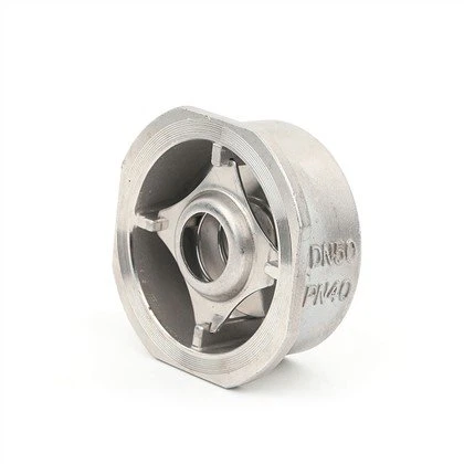 Válvula de retenção de wafer de aço inoxidável